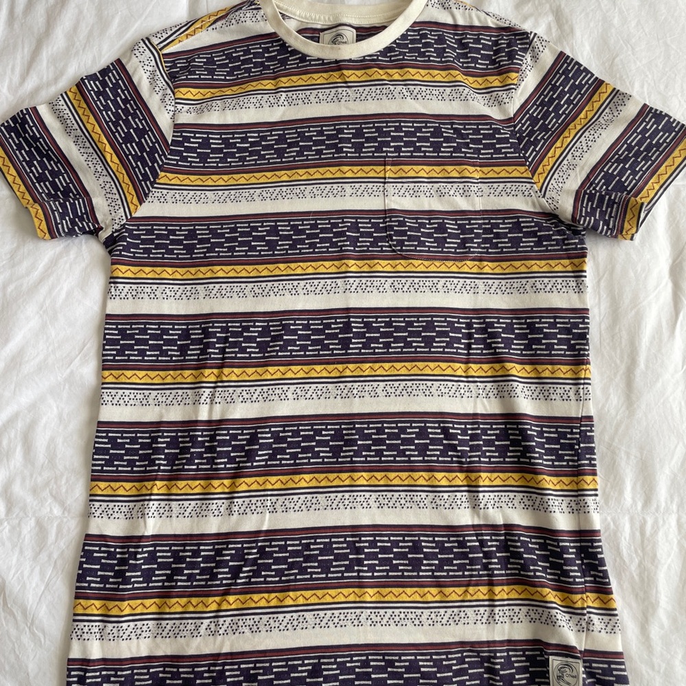 Multi colored short sleeve ONeill t shirt